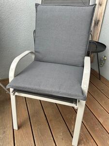 Vingo Podsedák na zahradní křeslo - 50x95 cm, šedý