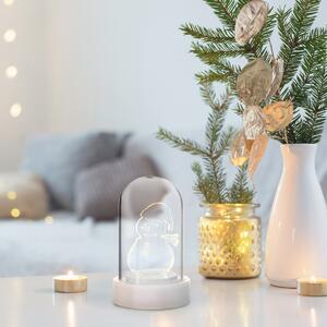 Svítící vánoční LED dekorace Sněhulák na baterie LUMIS