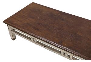 Nízký stolek z teakového dřeva, 165x55x31cm