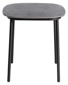 Tribu Odkládací stolek Tosca, Tribu, oválný 54x48x49,5 cm, rám lakovaná nerez wenge, deska keramika barva dle vzorníku