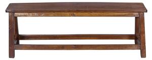 Lavice z teakového dřeva, 122x32x43cm (8K)