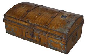 Plechový kufr, příruční zavazadlo, 64x32x26cm