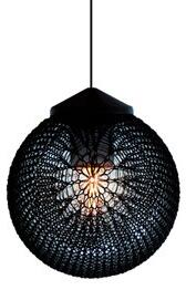 Tribu Venkovní závěsná LED lampa Madame Latoque, Tribu, průměr 30 cm, barva linen