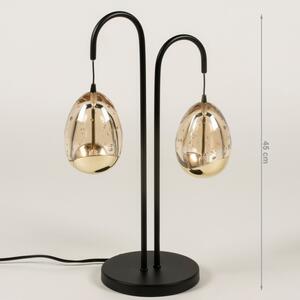 Stolní designová stmívatelná lampa Benelux Gold 2 (LMD)