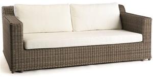 Manutti Ratanové 2,5-místné sofa/pohovka San Diego, Manutti, 211x100x75,5 cm, umělý ratan old grey, bez sedáků