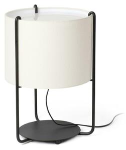 FARO DRUM černá/béžová stolní lampa
