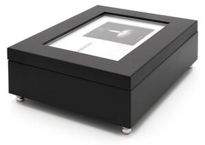 Zilverstad Černá krabička na vzpomínky se štítkem na gravírování