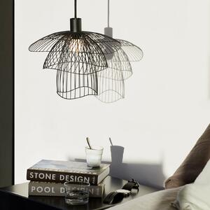 Závěsná svítidlo Forestier, Papillon XS, stmívatelné, Černá, Obývací pokoj, Kov, Design