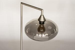 Stolní skleněná lampa Arten Steel (LMD)