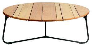 Manutti Nízký stolek Mood, Manutti, kulatý 100x33 cm, nerezový rám lakovaný barva dle vzorníku, deska keramika 6 mm dekor dle vzorníku