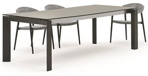 Varaschin Rozkládací jídelní stůl snížený Dolmen, Varaschin, 160-220x100x67,2 cm, rám hliník, deska HPL kat. A, barevné provedení dle vzorníku