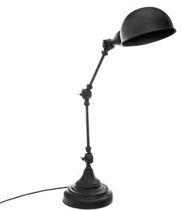 Lampa na psací stůl BASALT, kovová, 55 cm, černá