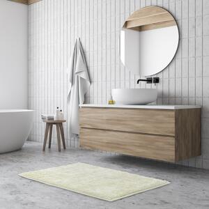 Protiskluzová koupelnová předložka měkká Krémová BATI-50x70 cm
