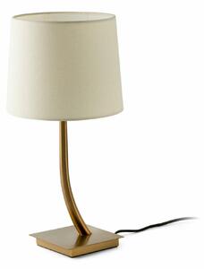 FARO REM bronzová/béžová stolní lampa