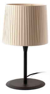FARO SAMBA černá/skládaná béžová stolní lampa