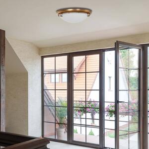 Steinhauer Klasické stropní světlo Enigma, stmívatelný, Bronz / starožitná mosaz, Obývací pokoj / jídelna, kov, Moderní
