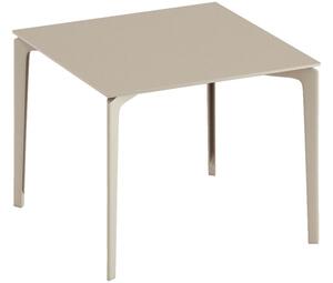 Fast Jídelní stůl Allsize, Fast, čtvercový 91x91x74 cm, rám hliník barva dle vzorníku, deska hliník barva dle vzorníku