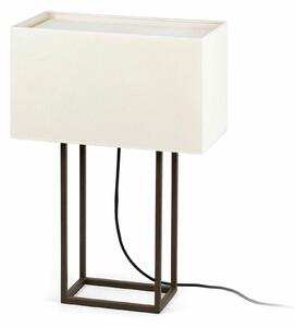 FARO VESPER hnědá a béžová stolní lampa