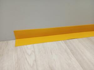 Obvodová podlahová lišta PVC měkčená 428 - žlutá