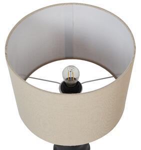 Keramická stolní lampa černá VILAR