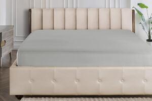Barevné napínací prostěradlo Klinmam Home Jersey, barva mid grey, 100x200 cm