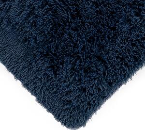 Ozdobný koberec Protiskluzový se středně dlouhým vlasem Měkký Kulatý do obývacího pokoje a jídelny Tmavě modrý GLAMOUR-160 cm