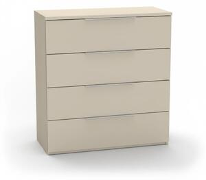Komoda VARIO 4 Šířka 60 cm, Kašmír, nerez úchytky