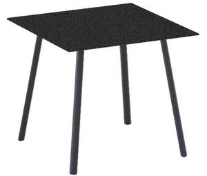 Fast Hliníkový odkládací stolek Mosaiko, Fast, 56x56x38 cm, rám hliník barva dle vzorníku, deska lakovaný hliník barva speckled grey
