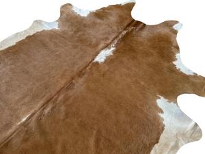 Koberec kusový hovězí kůže 3,5 m2, hnědobílá 248 Hnědobílé 3,0 - 3,9 m2