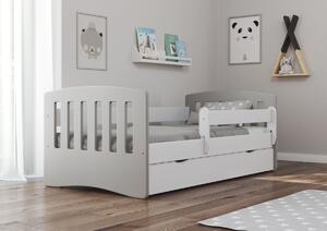 Dětská postel se zábranou Ourbaby Classic Greyhead 160x80 cm bílá