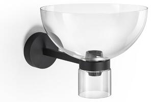 Nástěnná Svítidla FLOS, Nocturne Bowl, stmívatelné, Černá, Chodba, Hliník, Design