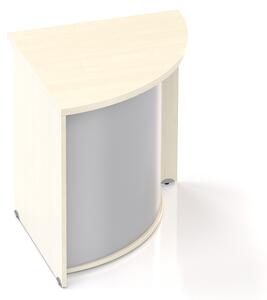 NABYTEK-DESIGNOVY.CZ - LKA90 12 - Recepční rohový pult Komfort, 70x70x76 cm, javor