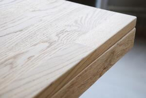 Přírodní masivní dubový jídelní stůl Rowico Madis, 220 cm