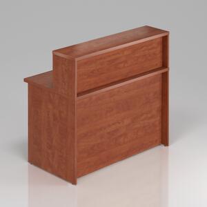 NABYTEK-DESIGNOVY.CZ - NLKA12 03 - Recepční pult s nástavbou Komfort, 120x70x111 cm, calvados