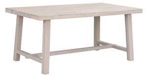 Bělený masivní dubový jídelní stůl Rowico Madis, 170 cm