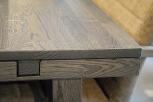 Hnědý masivní dubový jídelní stůl Rowico Madis, 170 cm