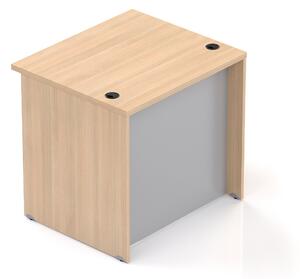NABYTEK-DESIGNOVY.CZ - LKA08 05 - Recepční pult Komfort, 80x70x76 cm, dub/šedá