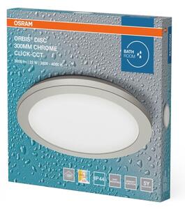 Osram - LED Koup stropní svítidlo ORBIS DISC LED/22W/230V pr. 30 cm IP44 chrom