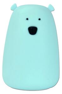 LED RGB Dětská dotyková lampička BEAR LED/0,8W/5V modrá
