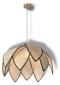 Osram - Lustr na lanku DECOR RATTAN 1xE27/15W/230V pr. 67 cm béžová/černá