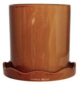 OYOY Living Design - Nami Květináč s Rostlinami w/Talíř Large Jantar