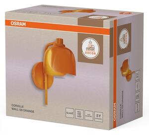 Osram - Nástěnná lampa DECOR COROLLE 1xG9/20W/230V oranžová
