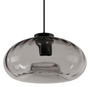 Osram - Lustr na lanku DECOR SMOKE 1xE27/12W/230V pr. 28 cm černá/kouřová šedá