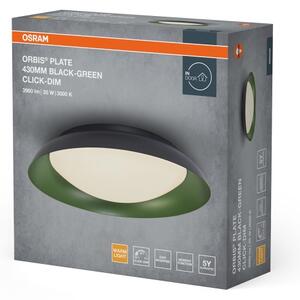 Osram - LED Stm stropní svítidlo ORBIS PLATE LED/35W/230V pr.43cm zelená/černá