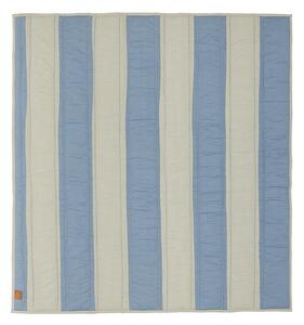 OYOY Living Design - Striped Quilted Deka Modrá/Clay