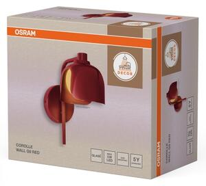 Osram - Nástěnná lampa DECOR COROLLE 1xG9/20W/230V červená