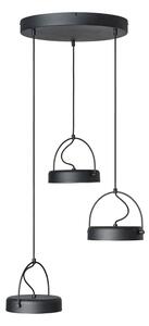 Osram - LED Lustr na lanku DECOR PUCK 3xLED/12W/230V CRI 90 černá