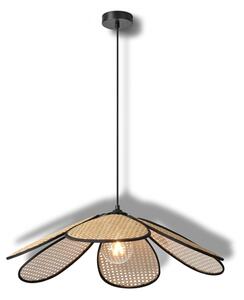 Osram - Lustr na lanku DECOR RATTAN 1xE27/15W/230V pr. 69 cm béžová/černá