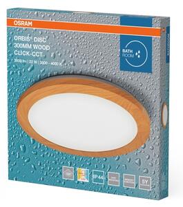 Osram - LED Koup stropní svítidlo ORBIS DISC LED/22W/230V pr. 30 cm IP44 hnědá