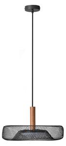Osram - LED Lustr na lanku DECOR MESH LED/18,5W/230V pr. 40 cm černá/kaučukovník